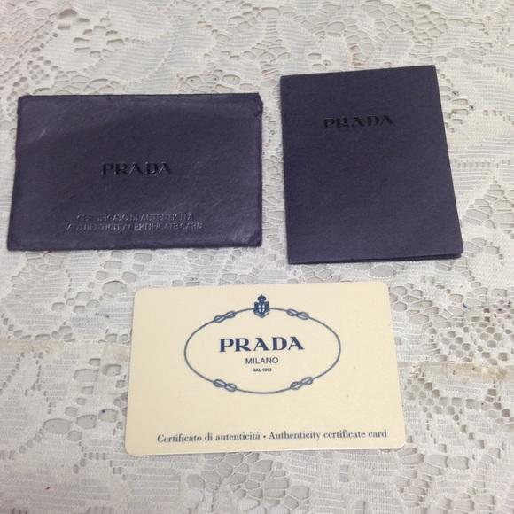 Prada Brown Canvas -Red Leather Trim Shoulder Bag - Picture 15 of 16